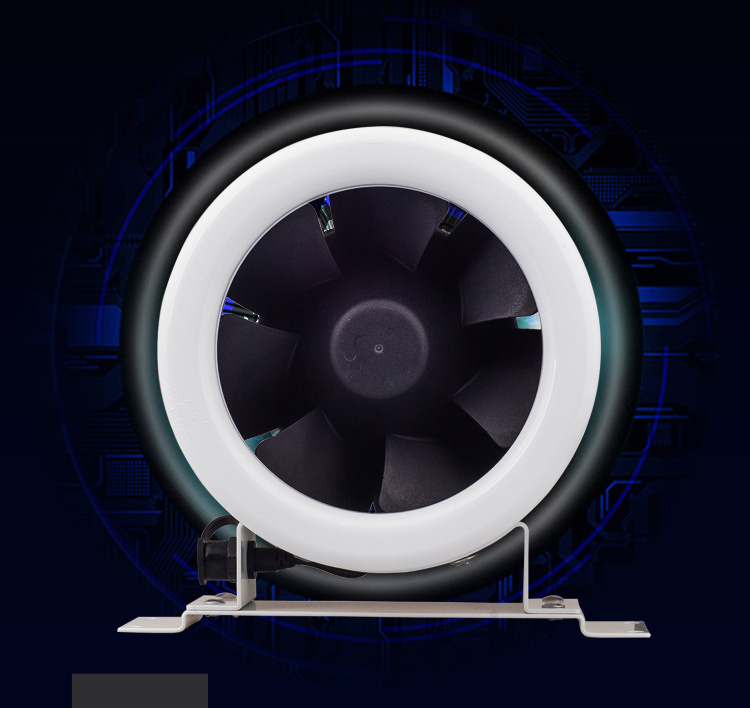 金属6寸圆形管道风机 通风高速排风扇 _现价-1元