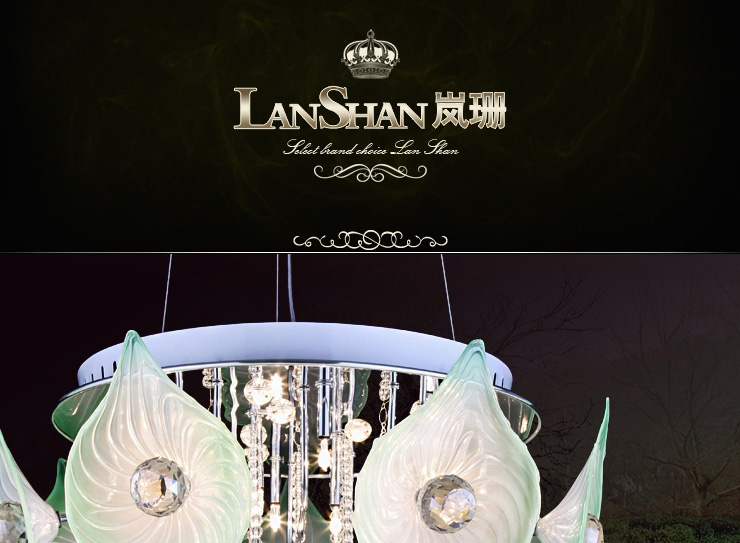 岚珊水晶灯创意吊灯具led餐厅灯时尚卧室灯现代简约客厅灯饰D185