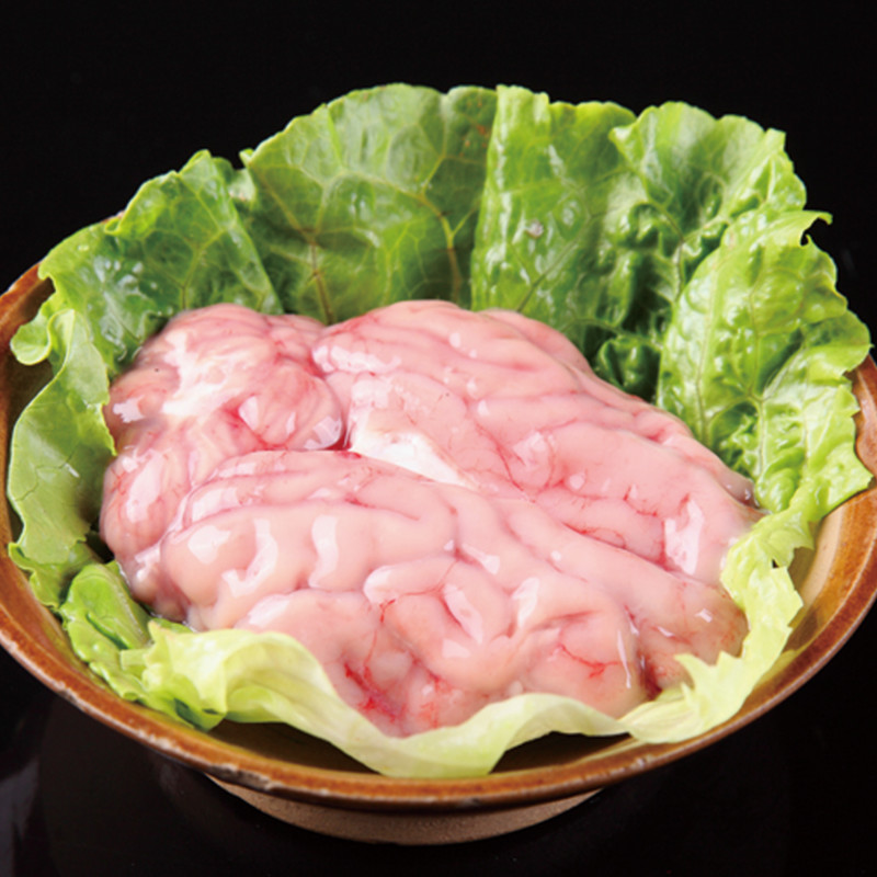 博多客猪脑猪脑花生猪小脑子新鲜猪脑子猪肉生鲜96副