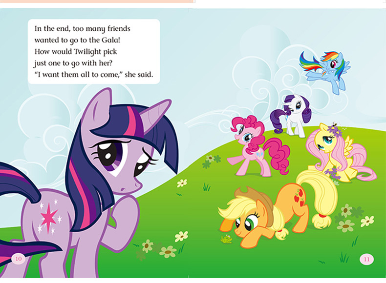 小马宝莉英语分级阅读 第三级1 含6本小马宝莉故事书 cd光盘 外研社点