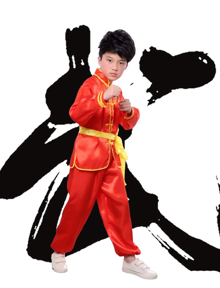 儿童武术训练演出服装少儿团体中国功夫练功服幼儿园舞蹈表演服装