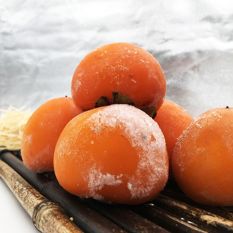 维桑东北冻柿子磨盘大柿子水果特产年货4斤装