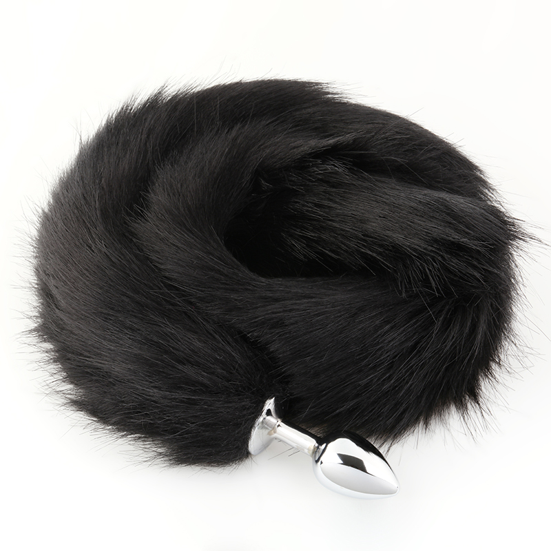 千仓chikura 超长约75cm尾巴金属肛塞sm人形犬狗奴后庭刺激调教狗尾肛