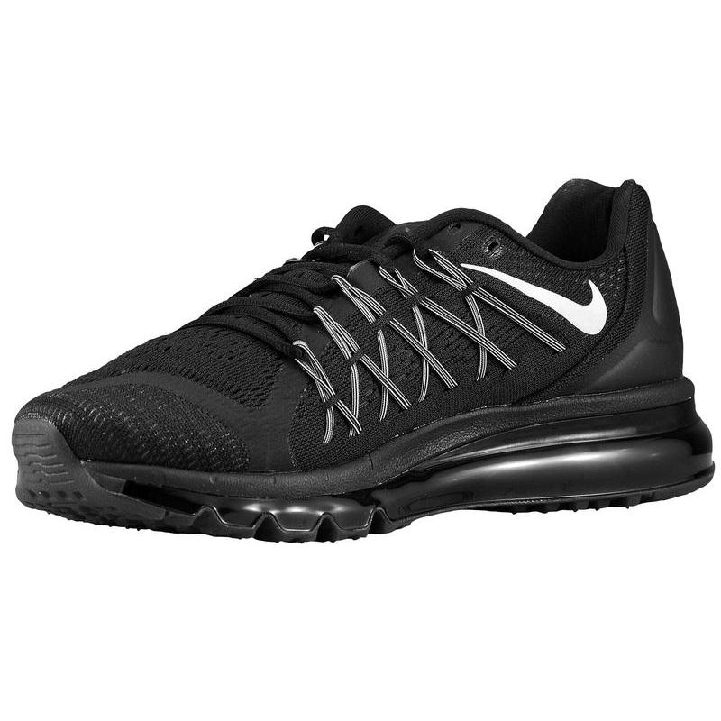 全球购耐克nike男运动休闲跑鞋airmax2015blackbrightcrimson标准44us