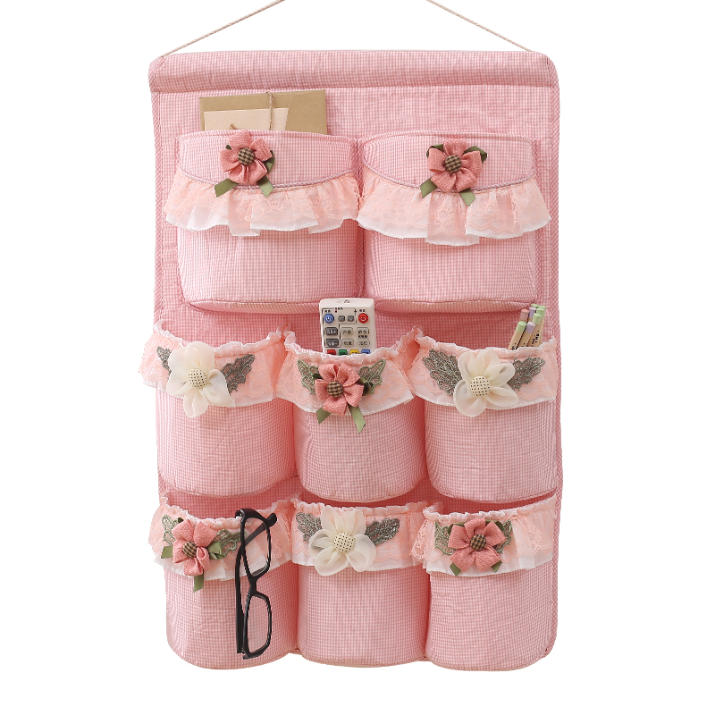 【团购优惠】布艺收纳袋挂袋墙挂式门后收纳挂袋宿舍挂兜置物袋储物袋