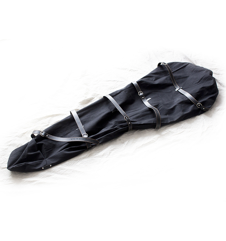 桃色缘帆布款全身限制自缚捆绑束缚睡袋sm情趣用品男女用器具sm夫妻