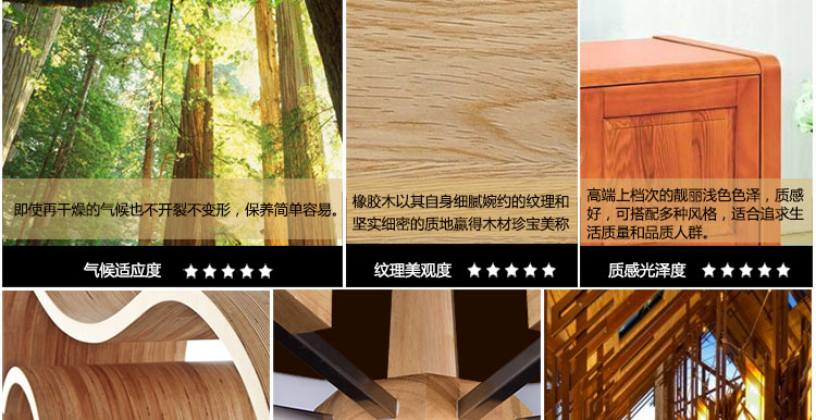 比月简约现代餐厅灯创意个性橡木客厅卧室书房灯时尚实木吊灯3520 C款送A19爱迪生灯泡