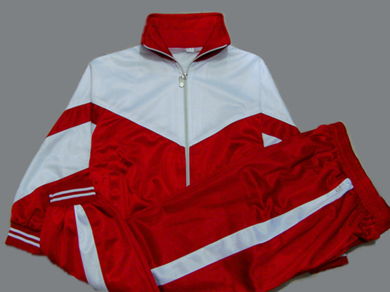 peak&hua中小学生金光绒春秋款校服套装运动服g5 a款红色 155cm