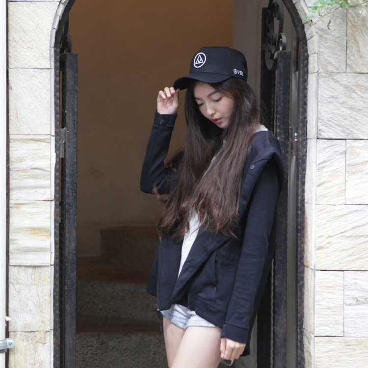 新帽城 veil og logo world chaos black 弯帽檐 黑白棒球帽_现价-1元