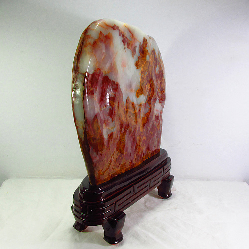 天然阿富汗玉石奇石头原石玄关摆件镇宅收藏品超和田玉_现价3950元