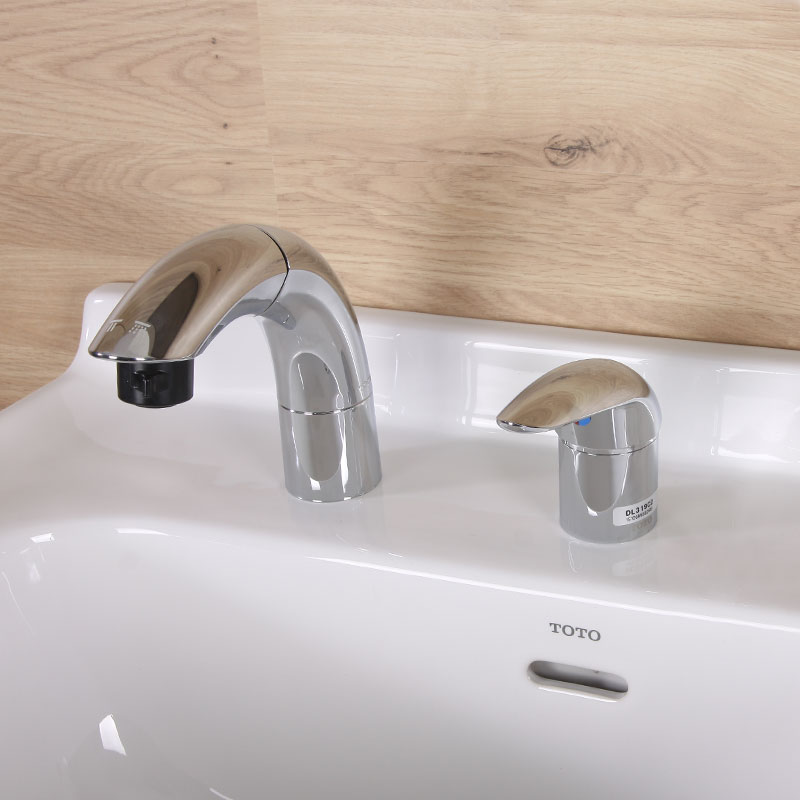 toto龙头dl319c/c2升降式可抽拉可旋转冷热可调铜合金无铅龙头 dl388c