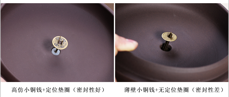 紫砂普洱茶叶罐 宜兴大号手工茶罐 醒茶罐 粗陶茶缸素面七饼装 清水泥铜扣