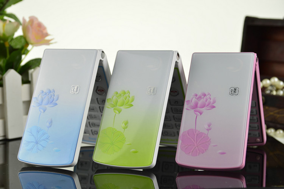 金亮典（GIOLED）LD108C 移动联通2G手机 粉红色
