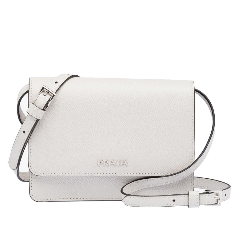 普拉达 女款saffiano 真皮单肩包 铬黄色 bt1031_nzv_f0135