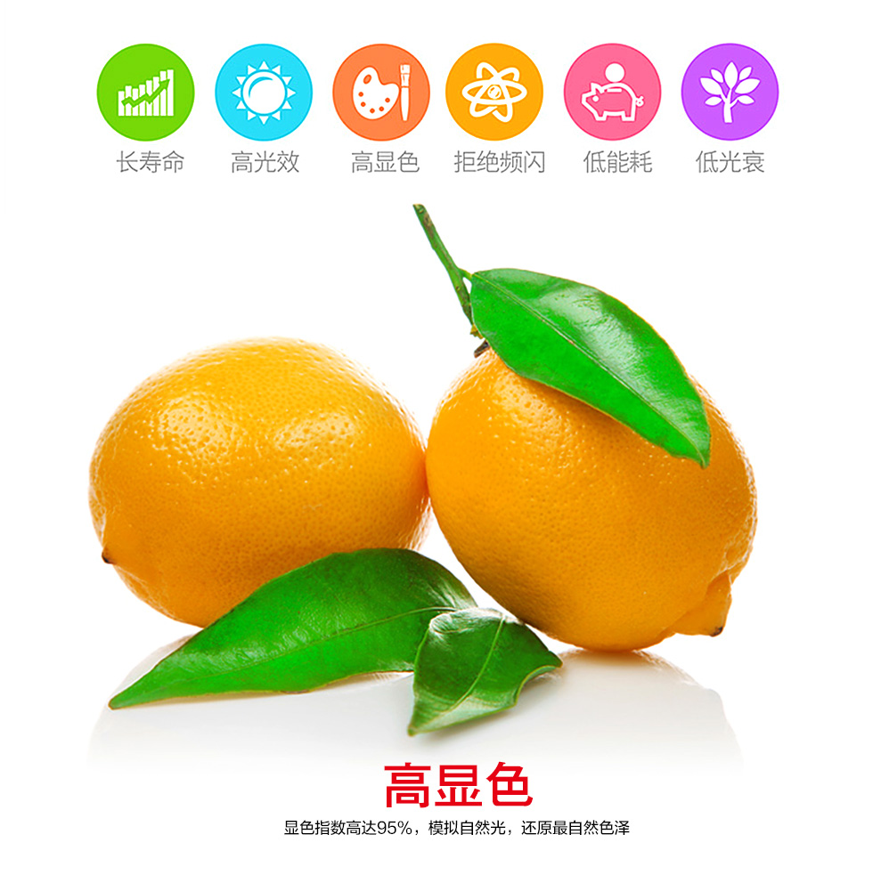 京熙照明 亚克力常规简约客卧书房吸顶灯 带光源卧室灯led吸顶灯过道阳台灯厨卫灯走廊灯 橙色 中号直径41CM 20W白光