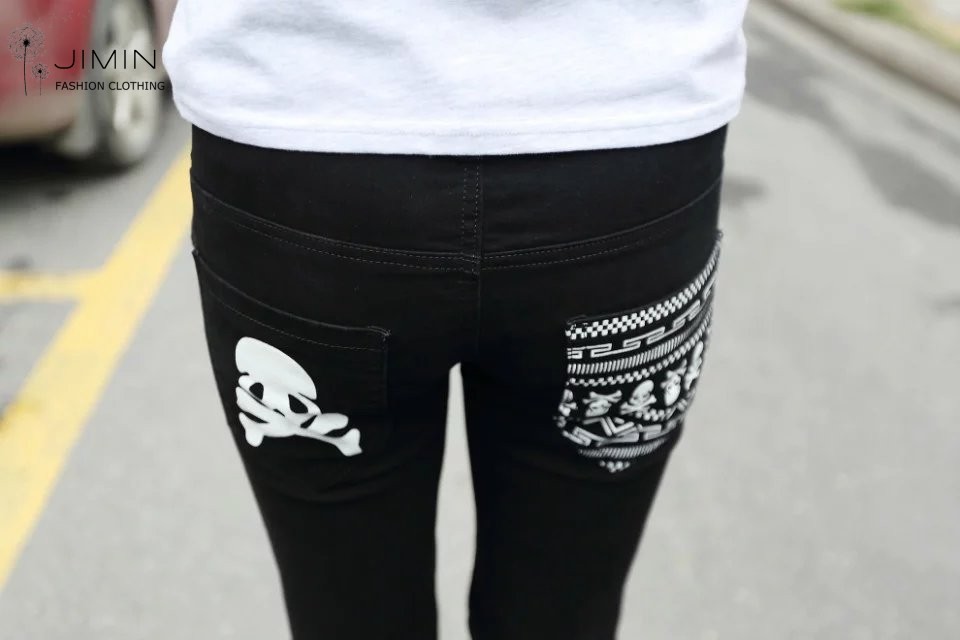 青少年秋冬装非主流潮流夜店休闲裤韩版修身直脚90后个性男生裤子