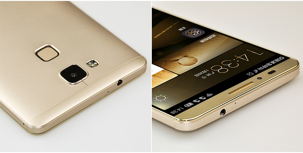 华为 Ascend mate7 智能 4G手机 琥珀金 电信4G (2G RAM+16G ROM) 套餐版