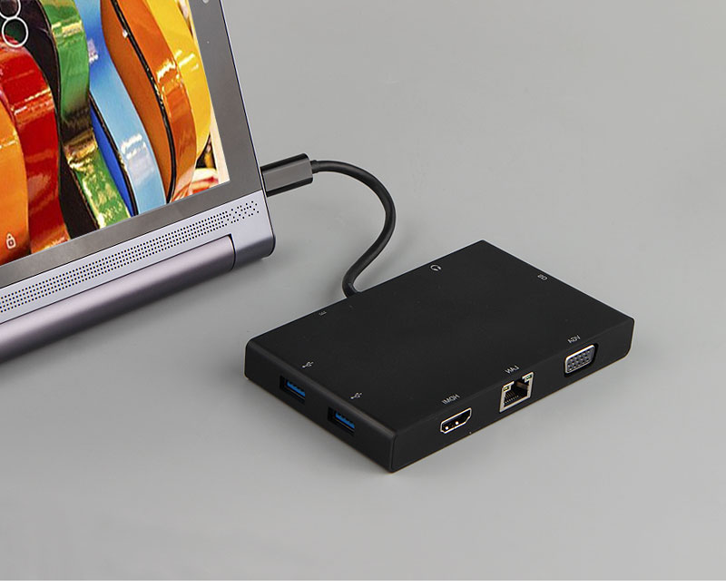 ajiuyu usb-c扩展坞微软surface pro7/x/book2转接头笔记本hdmi投影仪