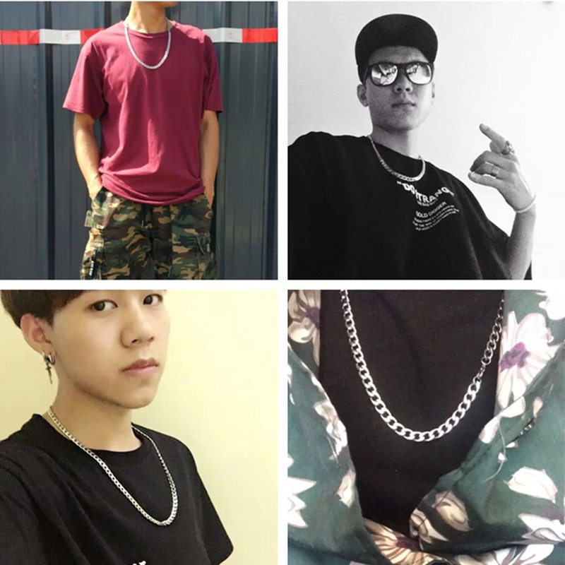 老凤凰中国有嘻哈男士配饰tt同款假银银挂件女链子潮人hiphop潮男项链