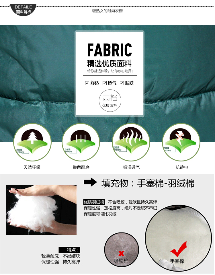 衫蔻诚品  2015秋冬装新款女装外套加大加厚连帽羽绒棉衣中长款修身马甲背心坎肩马夹女上衣 蓝色 4XL