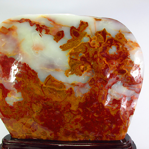 天然阿富汗玉石奇石头原石玄关摆件镇宅收藏品超和田玉_现价3950元