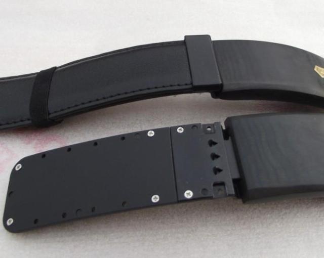 男士 高级腰带刀 皮带刀 男士腰带刀 带开瓶户外装备lx 真皮36码2.