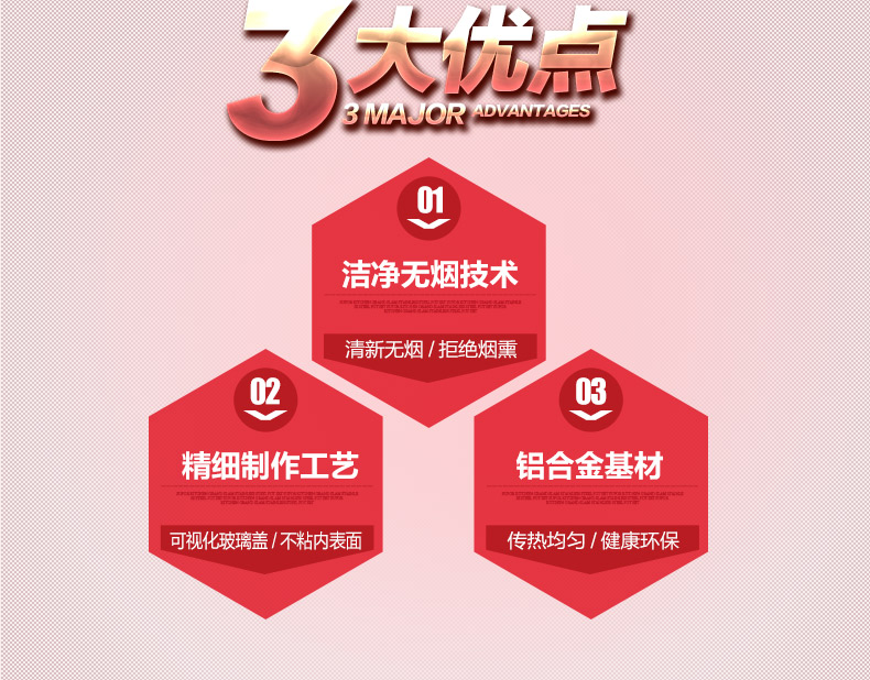 苏泊尔(SUPOR)炒锅火红点2代无油烟不粘锅32cm电磁炉燃气通用炒菜锅具PC32R1