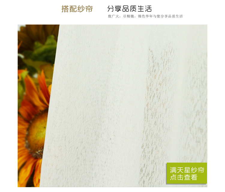 
                                        锦色华年塞尚窗帘雪尼尔加厚遮光布艺窗帘成品可定制 塞尚咖色挂钩式 定制 每米(需咨询客服)                