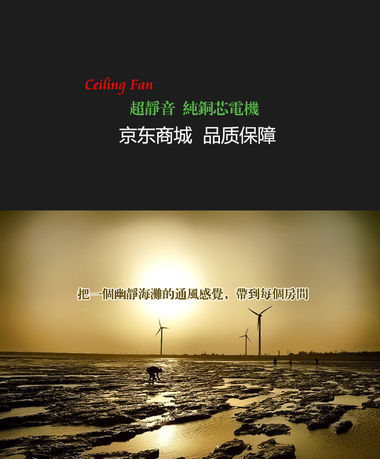 名家汇出口静音白色吊扇无灯52寸客厅风扇餐厅另外还有带5灯款式木叶两面使用老式酒吧怀旧吊扇 无灯款 配拉链+壁控