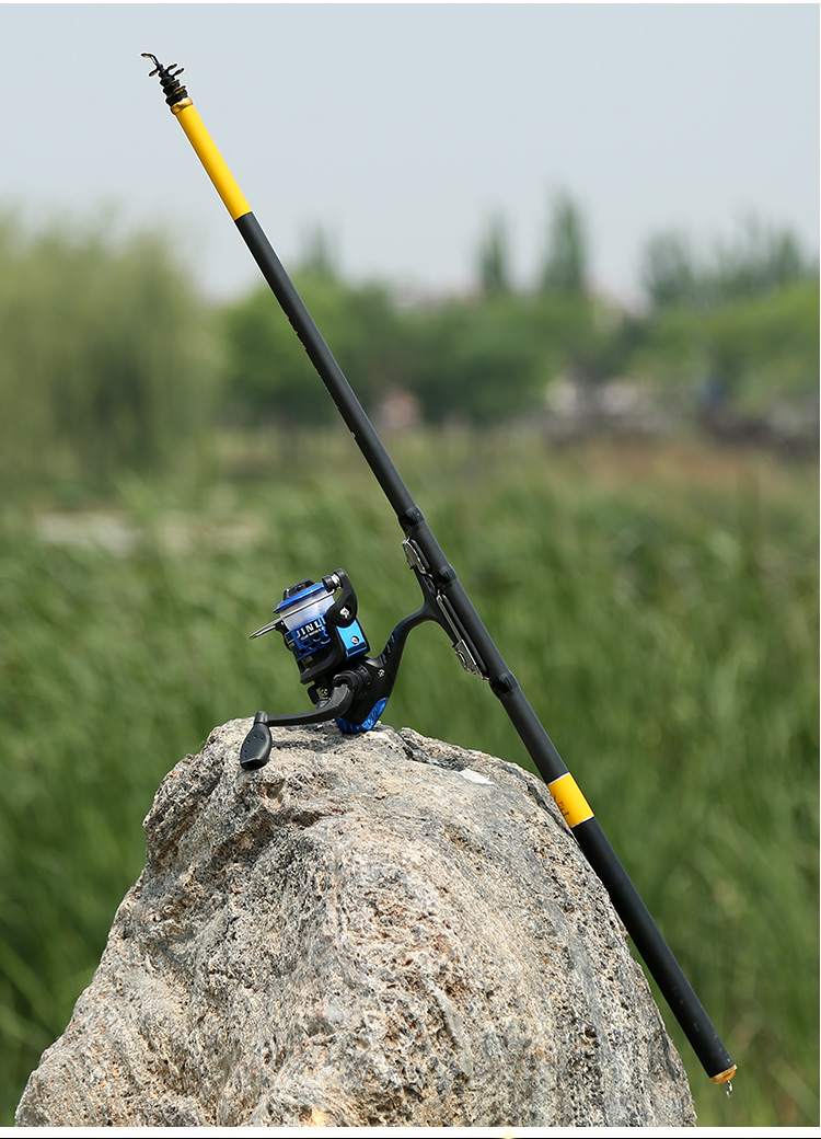 5米中长节矶钓竿超轻超硬手海两用矶杆机竿 鱼竿 钓鱼竿 鱼竿 6.