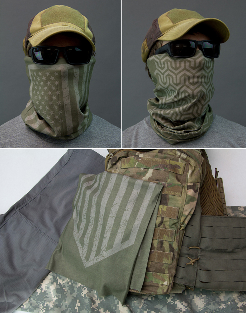 美国进口战术猴子msm多用途战术头巾运动头巾作战面罩军迷围巾斯巴达