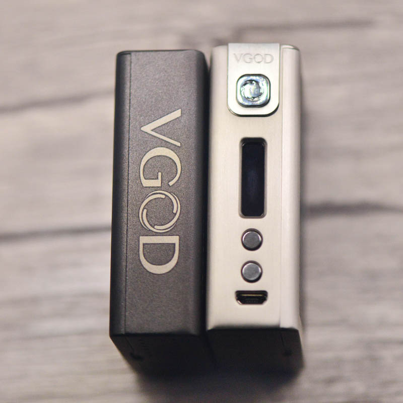 正品现货vgod pro150 box mod 150w双电大功碳率纤维盒子电子烟 黑色