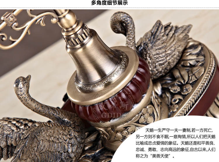 
                                        艾蒂斯 仿古电话机座机欧式电话机老式复古创意时尚 8615C按键款                