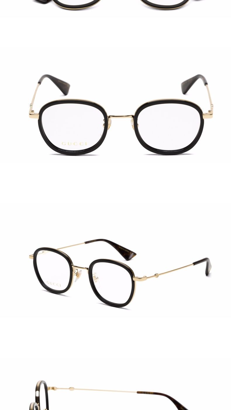 【古驰gg0111o-004】古驰(gucci)眼镜框男 镜架 蓝色镜框gg0111o 004