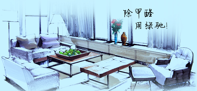 
                                        
                                                            绿驰 新房装修家具去除甲醛苯 60～100㎡治理套餐 除异味活性炭包 光触媒甲醛清除剂（限量）                