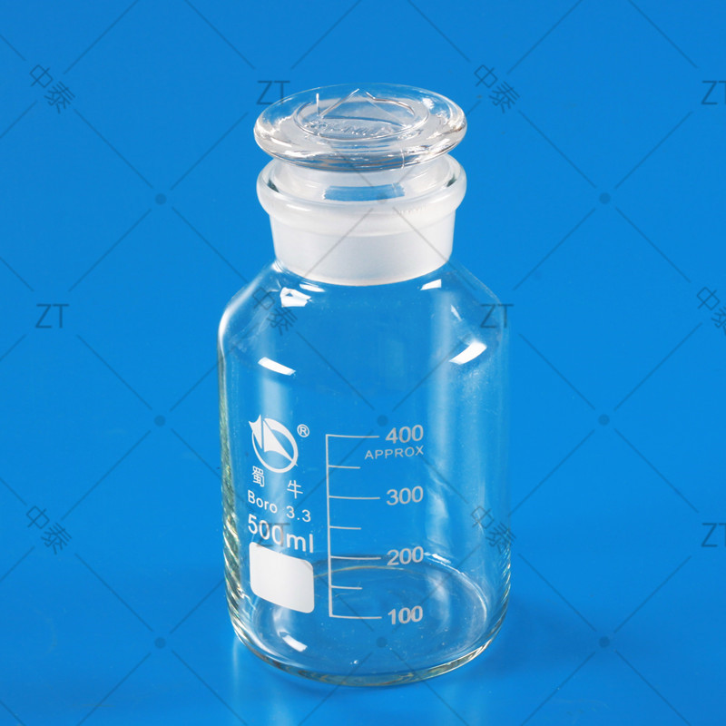 苏品601252505001000ml蜀牛高硼硅大口试剂瓶带磨砂透明玻璃广口瓶