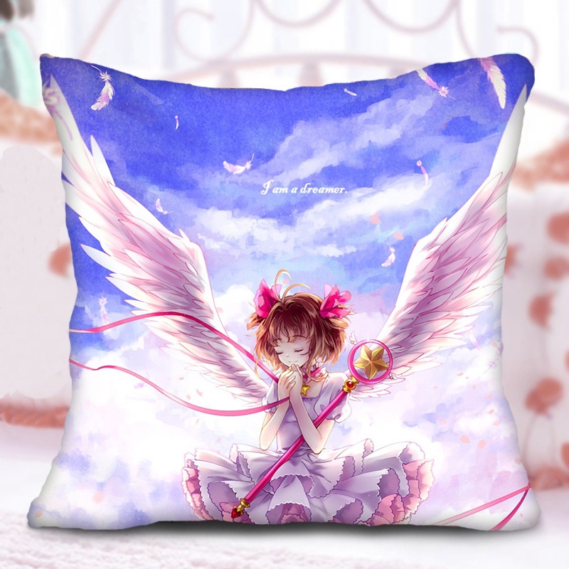 刻沫 百变小樱抱枕 魔卡少女樱 二次元宅卡通动漫周边靠枕靠垫子女生