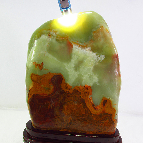 天然阿富汗玉石奇石头原石玄关摆件镇宅收藏品超和田玉_现价1295元