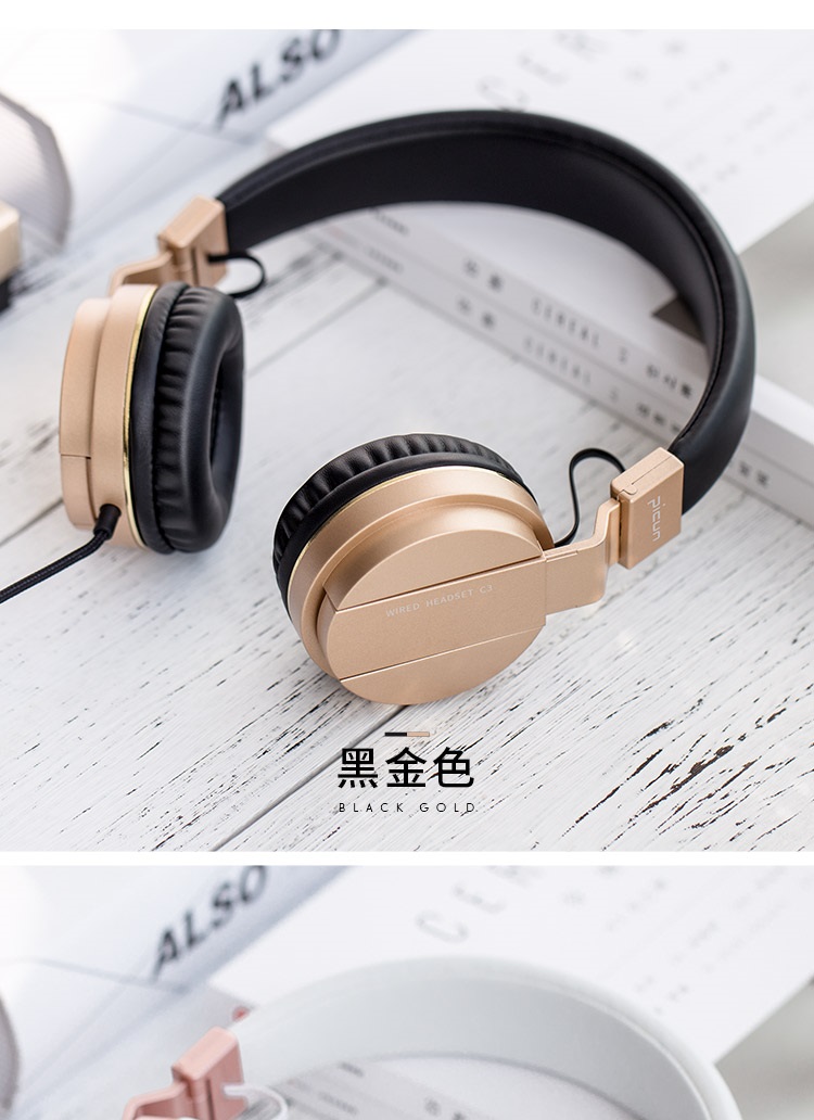 万人迷manovovivooppo耳机头戴式重低音手机有线音乐k歌耳麦电脑通用