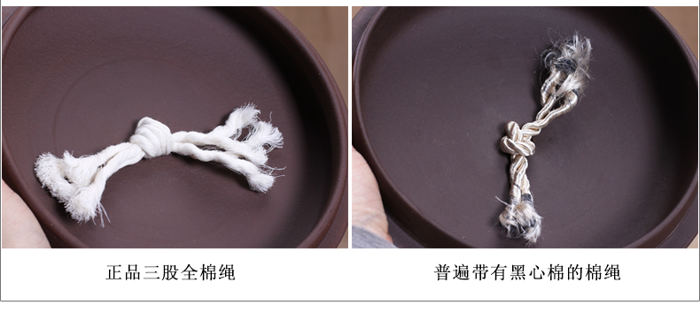 紫砂普洱茶叶罐 宜兴大号手工茶罐 醒茶罐 粗陶茶缸素面七饼装 清水泥铜扣