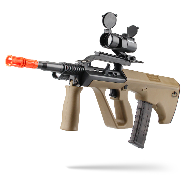 augm4下供弹水弹枪电动连发水蛋枪真人cs玩具枪 儿童水弹抢 战术aug