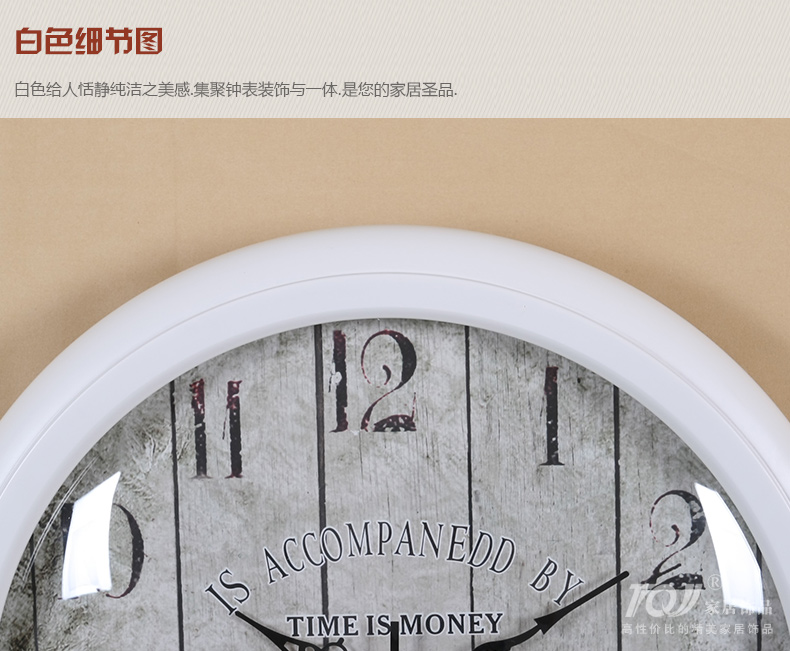 
                                                            屯奇居（TQJ）欧式纯铜壁挂钟客厅木头装饰挂表创意吉祥孔雀静音石英钟 图片色                
