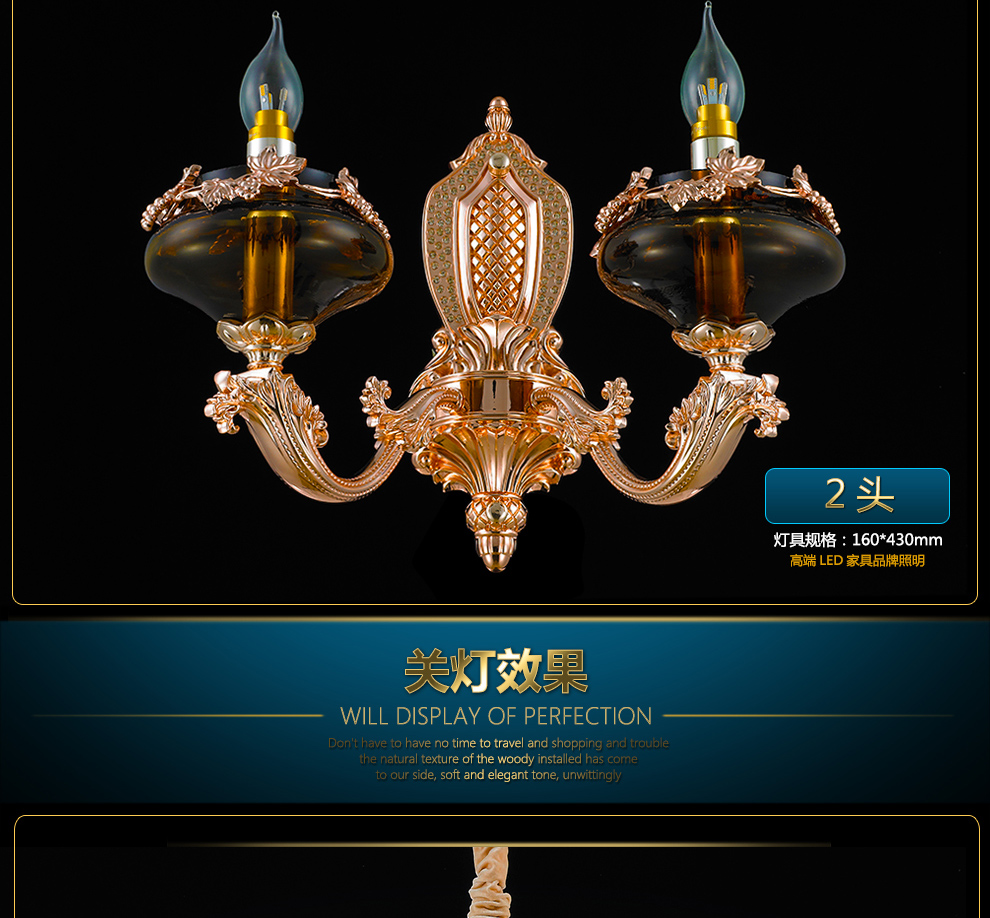 库博－光移动 欧式锌合金水晶吊灯客厅灯餐厅蜡烛复式别墅楼梯吊灯灯具 2368 榄鸿金12+6头吊灯两层