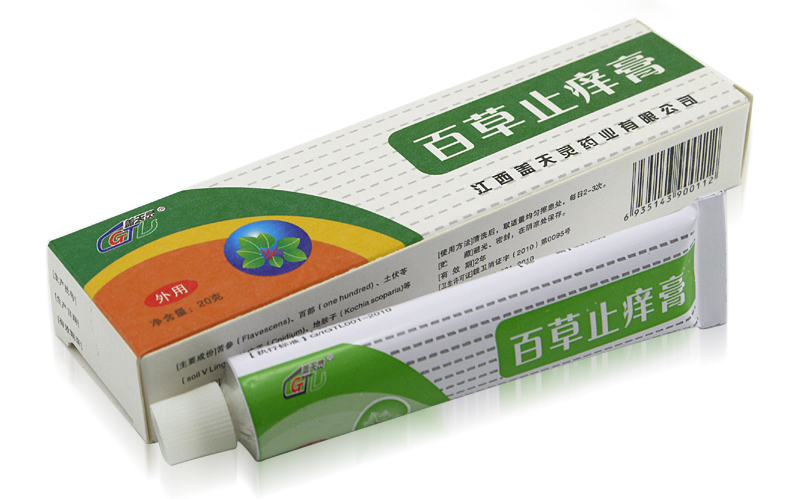 蓋天靈 百草止癢膏20g/支 百草止癢乳膏 百草止癢霜買2送1買5送3 _ 8