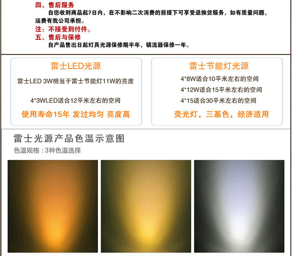 雷士照明NVC嵌入式LED吸顶节能厨卫灯NWQ1034/8W 黄光