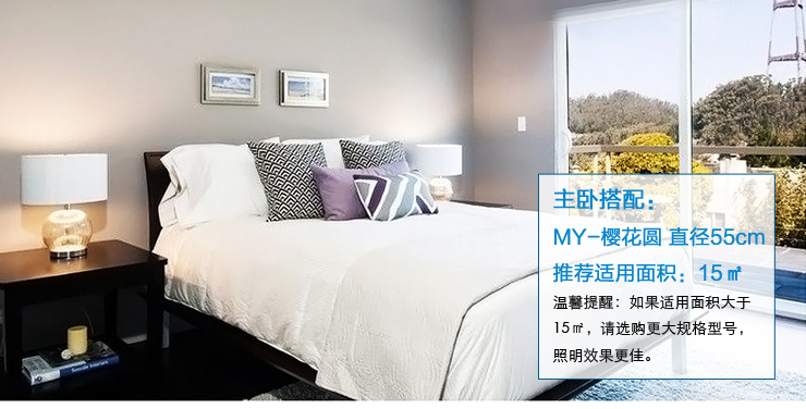 蒙特丽 客厅卧室灯书房餐厅过道省电王LED吸顶灯 MY-樱花(圆）简约田园木艺灯具(B) 30CM LED正白光12W