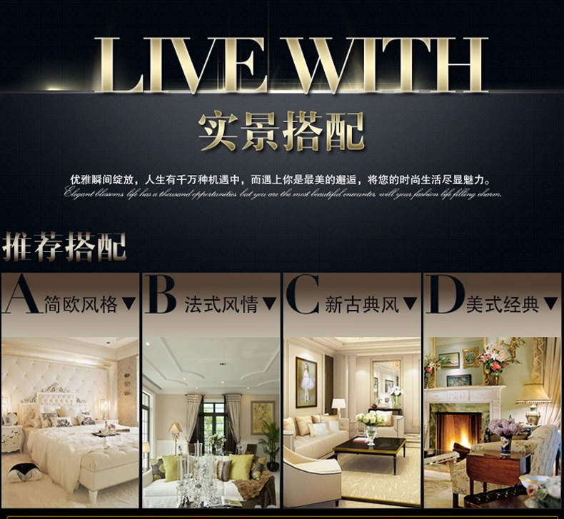 【仕邦】 欧式锌合金玉石水晶吊灯 客厅吊灯餐厅别墅奢华简约大气蜡烛吊灯具  X5139 奢华锌合金单头壁灯+LED灯泡