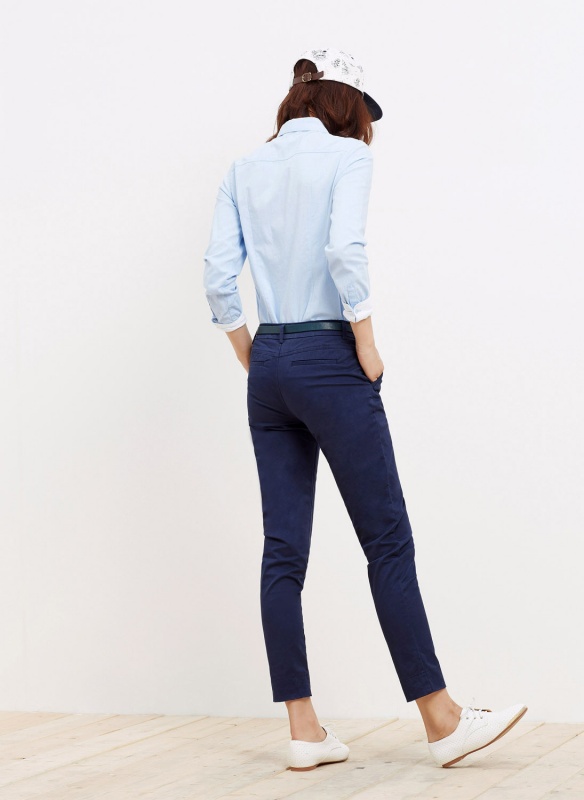 美特斯邦威女装牛津纺多方案长袖衬衫223627 绿色组 170/92A