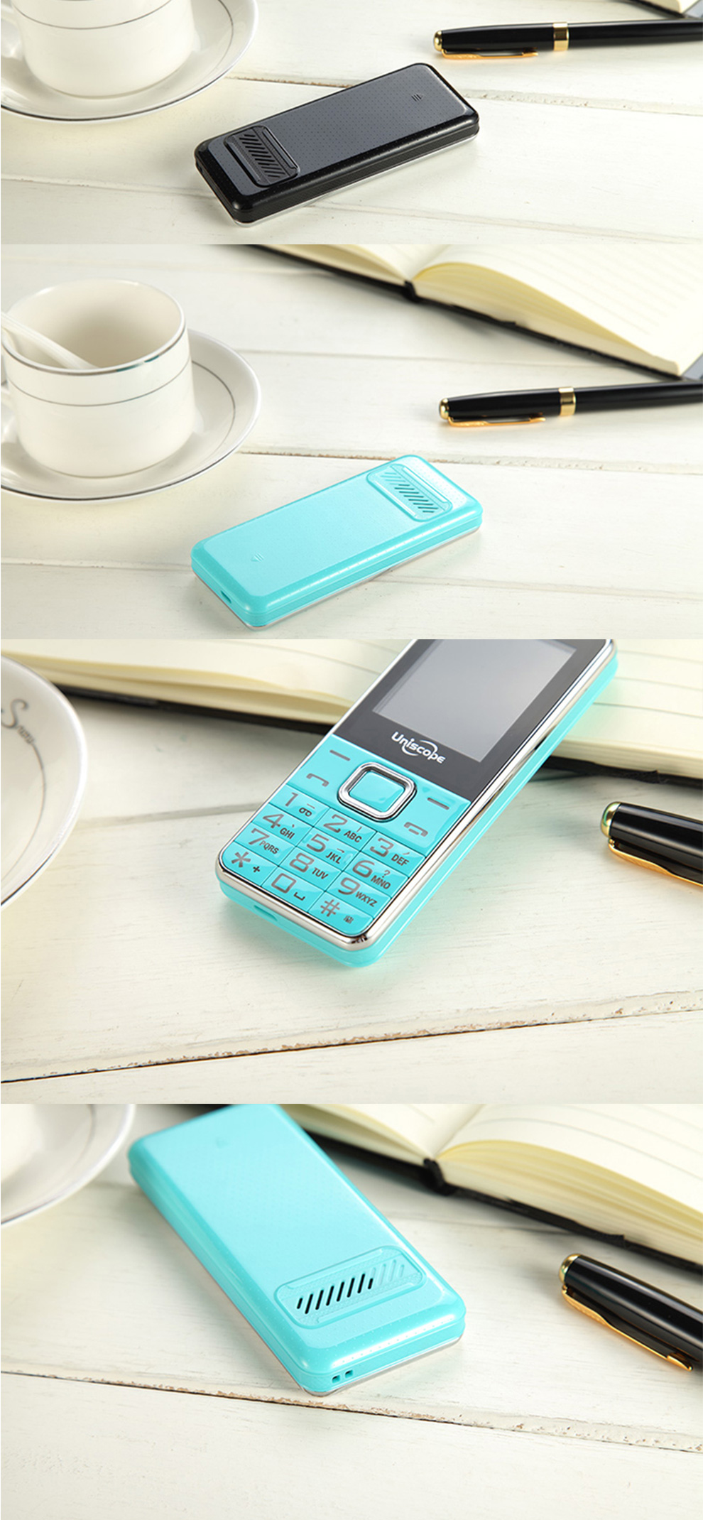 优思（Uniscope）US68A 电信2G老人手机 黑色