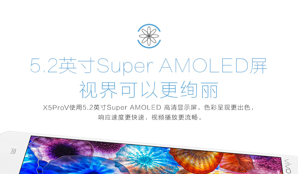 vivo X5ProV 电信4G手机 极光白